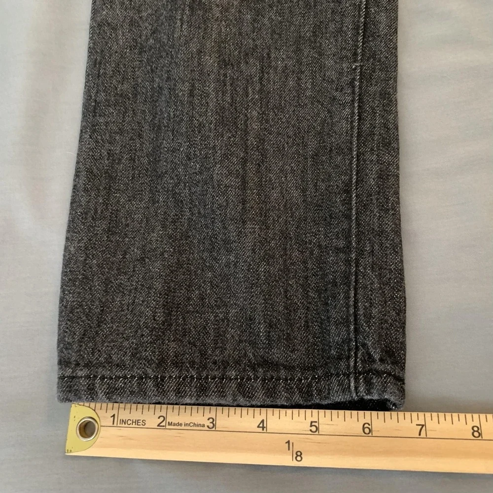 Levis 501 Jeans Mens 30x32 Gray Charcoal Wash Regular Straight Denim Pants